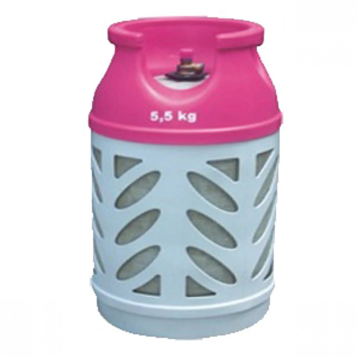 Bình gas composite vỏ nhựa màu hồng