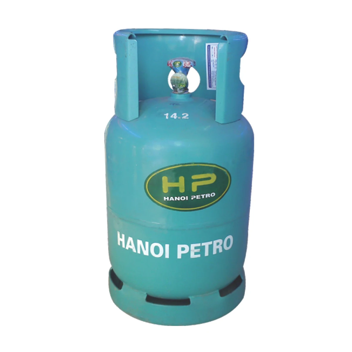Bình gas Hanoi Petro 12kg màu xanh ngọc